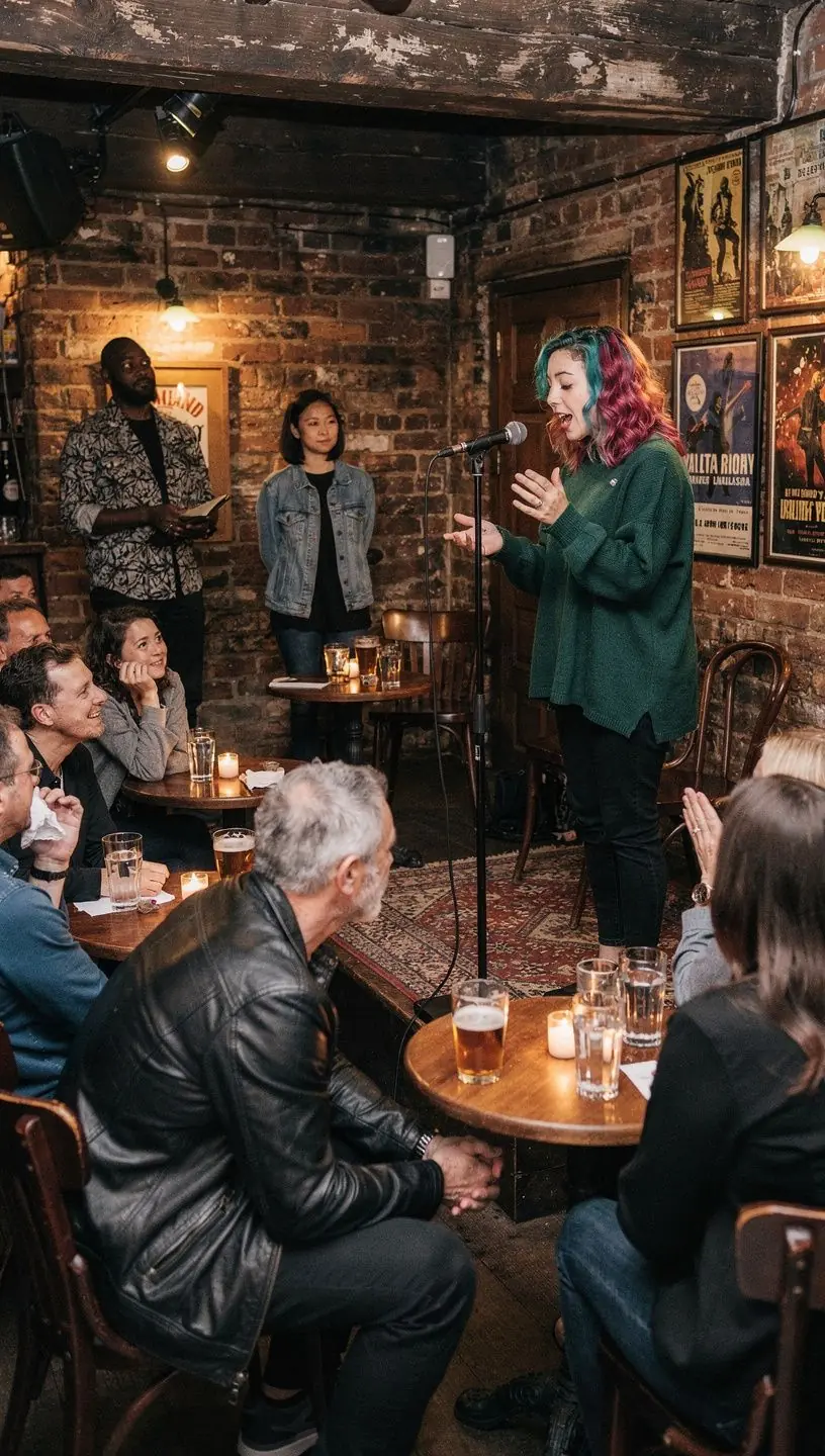 Diverse group enjoying an inclusive community event.